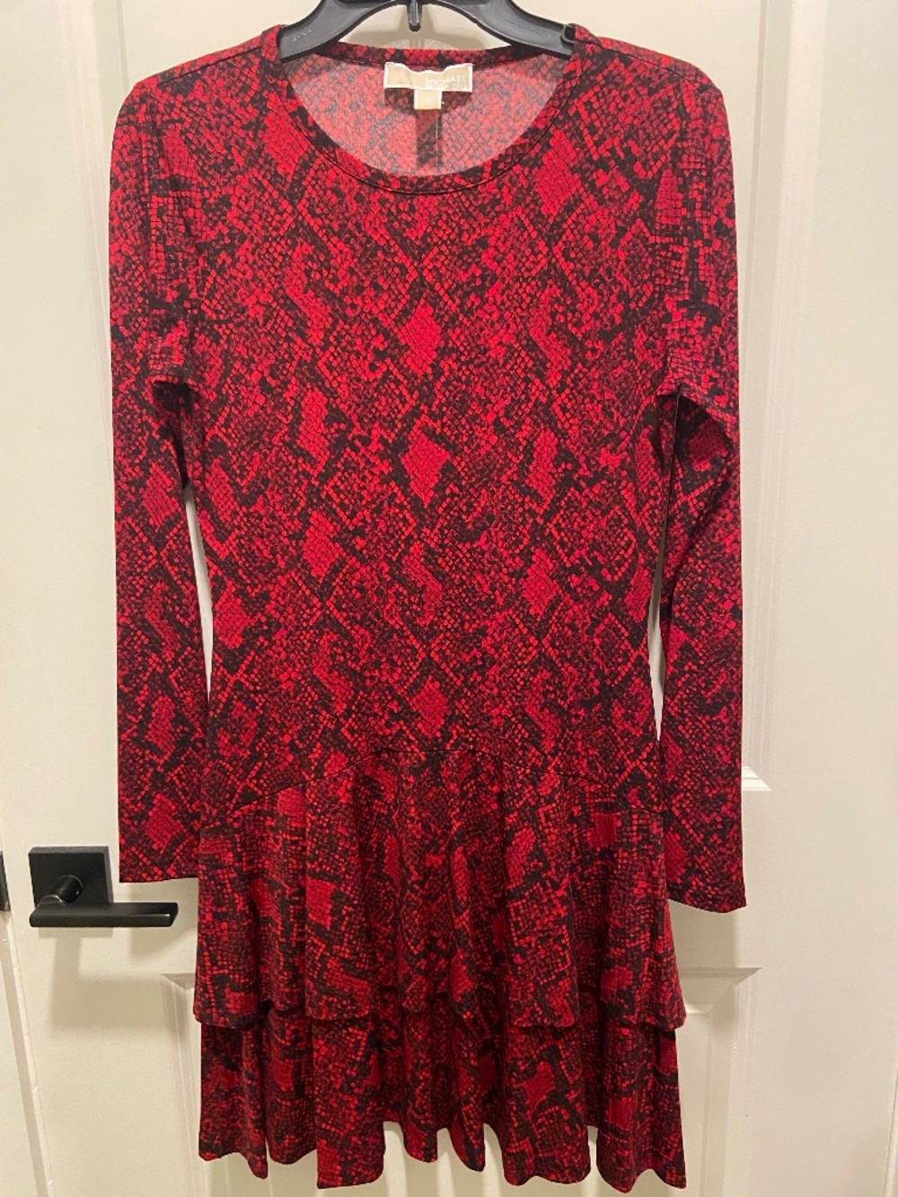 Michael Kors Red Snakeskin Dress